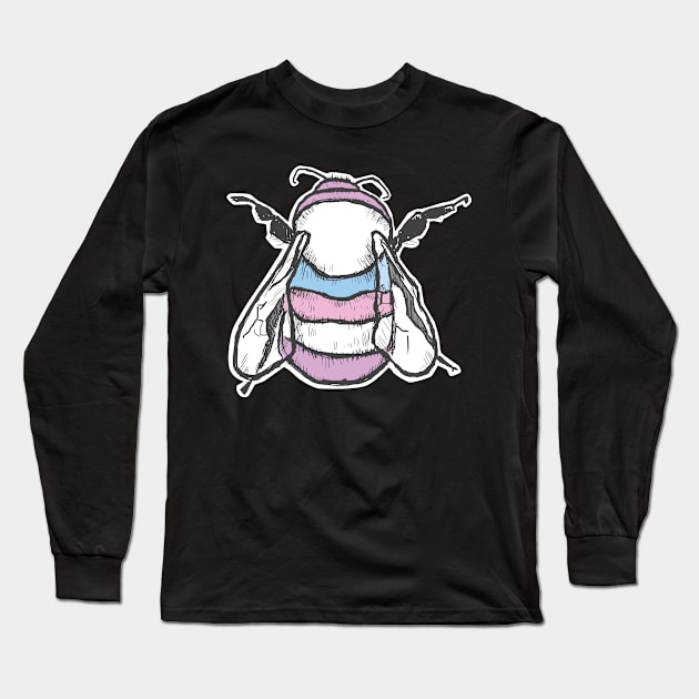 Bigender Bee Long Sleeve T-Shirt by theartfulscientist